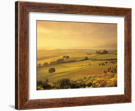 Farmhouse Belvedere at Sunrise-Markus Lange-Framed Photographic Print