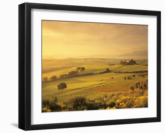 Farmhouse Belvedere at Sunrise-Markus Lange-Framed Photographic Print