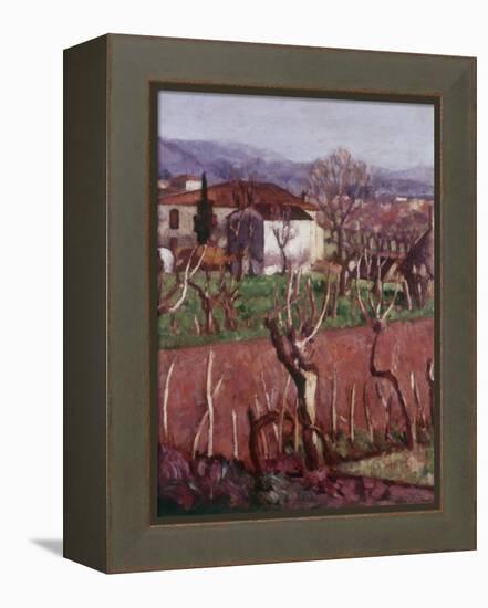 Farmhouse (Casa Colonica)-Ardengo Soffici-Framed Premier Image Canvas