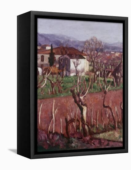 Farmhouse (Casa Colonica)-Ardengo Soffici-Framed Premier Image Canvas