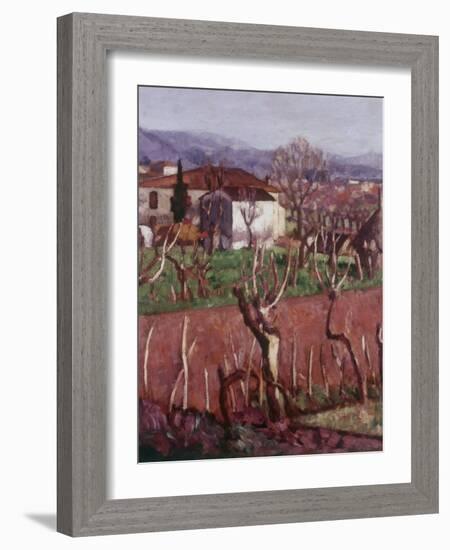 Farmhouse (Casa Colonica)-Ardengo Soffici-Framed Giclee Print