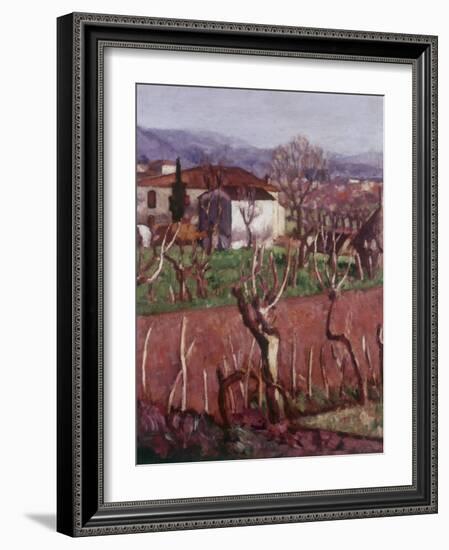 Farmhouse (Casa Colonica)-Ardengo Soffici-Framed Giclee Print