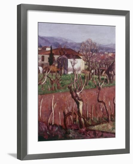 Farmhouse (Casa Colonica)-Ardengo Soffici-Framed Giclee Print