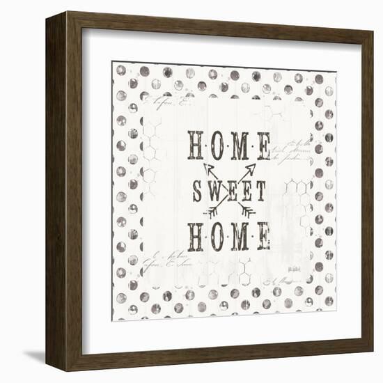 Farmhouse Fresh 01A Home Sweet Home-Katie Pertiet-Framed Art Print