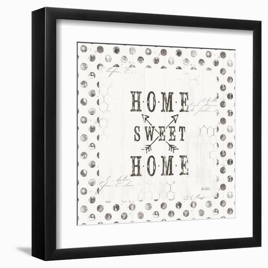 Farmhouse Fresh 01A Home Sweet Home-Katie Pertiet-Framed Art Print