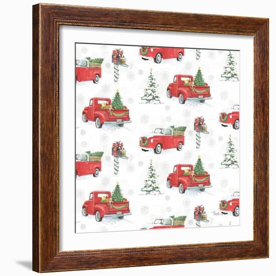 Farmhouse Holidays Step 01-Beth Grove-Framed Premium Giclee Print