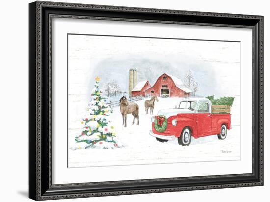 Farmhouse Holidays V no Words-Beth Grove-Framed Art Print