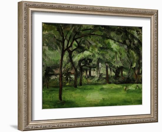 Farmhouse in Normandy, Summer (Hattenville), 1882-Paul Cézanne-Framed Giclee Print