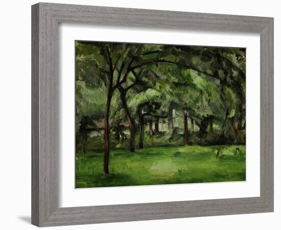 Farmhouse in Normandy, Summer (Hattenville), 1882-Paul Cézanne-Framed Giclee Print