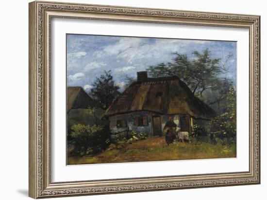 Farmhouse in Nuenen (La Chaumièr)-Vincent van Gogh-Framed Giclee Print