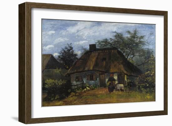 Farmhouse in Nuenen (La Chaumièr)-Vincent van Gogh-Framed Giclee Print