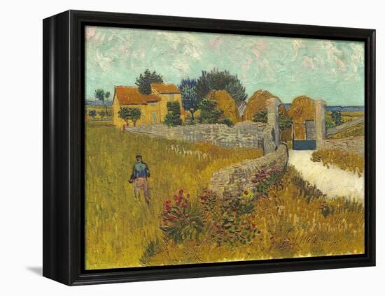 Farmhouse in Provence, 1888-Vincent van Gogh-Framed Premier Image Canvas