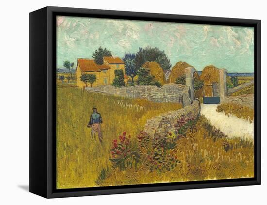 Farmhouse in Provence, 1888-Vincent van Gogh-Framed Premier Image Canvas