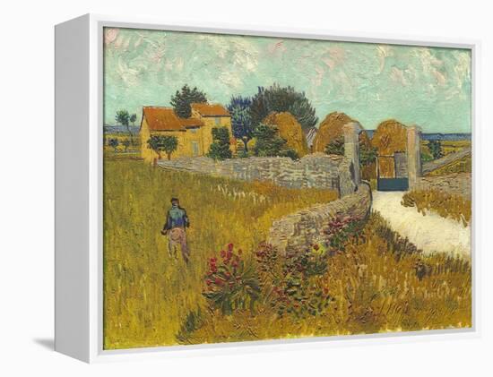 Farmhouse in Provence, 1888-Vincent van Gogh-Framed Premier Image Canvas