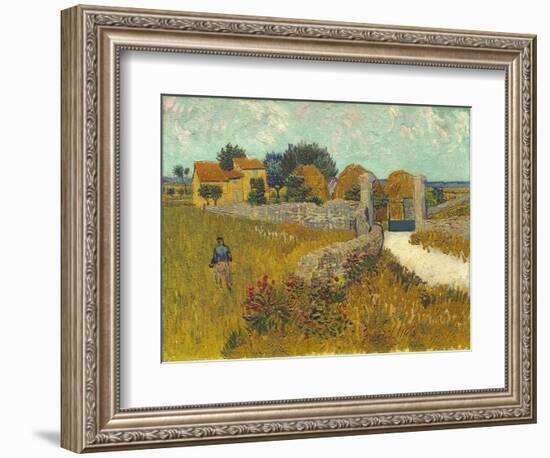 Farmhouse in Provence, 1888-Vincent van Gogh-Framed Giclee Print