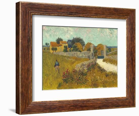 Farmhouse in Provence, 1888-Vincent van Gogh-Framed Giclee Print