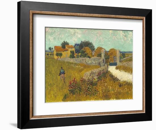 Farmhouse in Provence, 1888-Vincent van Gogh-Framed Giclee Print