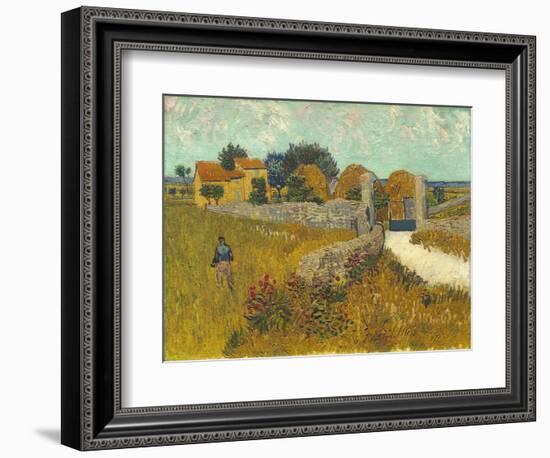 Farmhouse in Provence, 1888-Vincent van Gogh-Framed Giclee Print