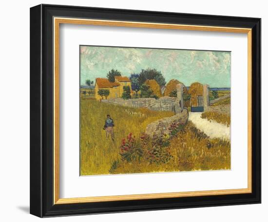 Farmhouse in Provence, 1888-Vincent van Gogh-Framed Giclee Print