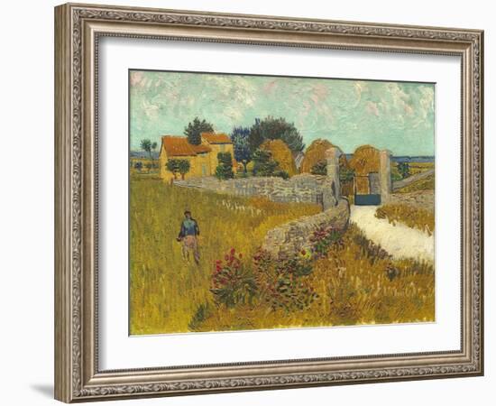 Farmhouse in Provence, 1888-Vincent van Gogh-Framed Giclee Print