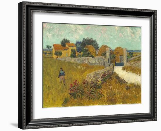 Farmhouse in Provence, 1888-Vincent van Gogh-Framed Giclee Print