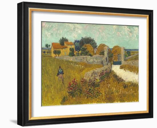 Farmhouse in Provence, 1888-Vincent van Gogh-Framed Giclee Print