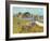 Farmhouse in Provence, by Vincent van Gogh, 1888, Dutch Post-Impressionist painting,-Vincent van Gogh-Framed Art Print