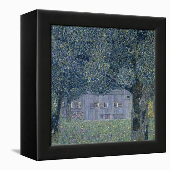 Farmhouse in Upper Austria-Gustav Klimt-Framed Premier Image Canvas