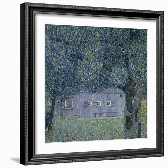 Farmhouse in Upper Austria-Gustav Klimt-Framed Giclee Print