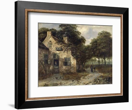 Farmhouse, Jan Wijnants-Jan Wijnants-Framed Premium Giclee Print