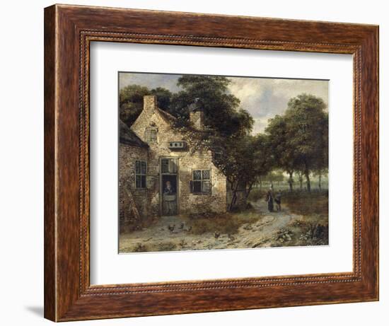 Farmhouse, Jan Wijnants-Jan Wijnants-Framed Art Print