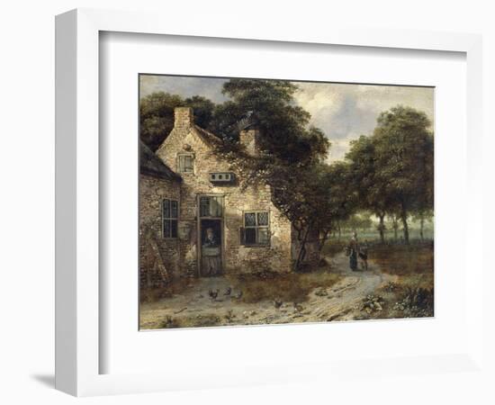 Farmhouse, Jan Wijnants-Jan Wijnants-Framed Art Print