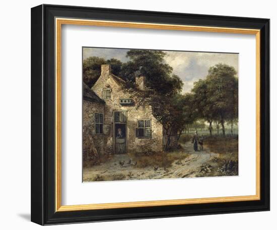 Farmhouse, Jan Wijnants-Jan Wijnants-Framed Art Print