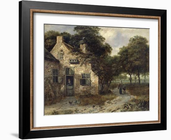 Farmhouse, Jan Wijnants-Jan Wijnants-Framed Art Print