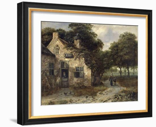 Farmhouse, Jan Wijnants-Jan Wijnants-Framed Art Print