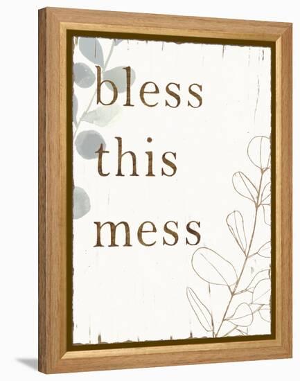 Farmhouse Mantra I-Victoria Borges-Framed Stretched Canvas