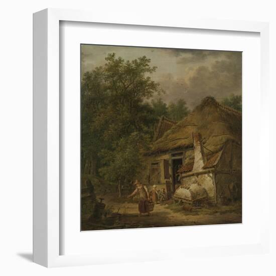 Farmhouse Near Helvoirt-Pieter Pietersz Barbiers-Framed Art Print