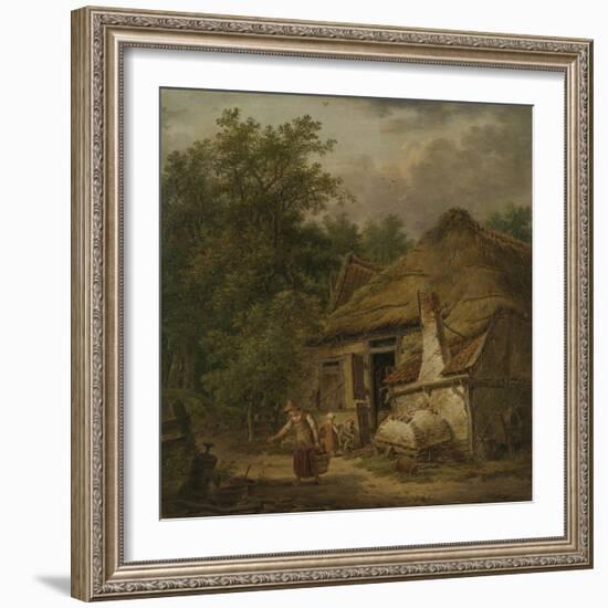 Farmhouse Near Helvoirt-Pieter Pietersz Barbiers-Framed Art Print
