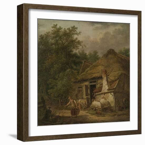 Farmhouse Near Helvoirt-Pieter Pietersz Barbiers-Framed Art Print