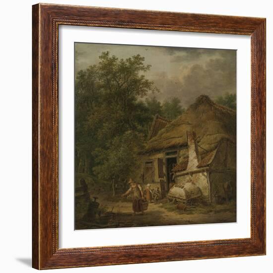 Farmhouse Near Helvoirt-Pieter Pietersz Barbiers-Framed Art Print