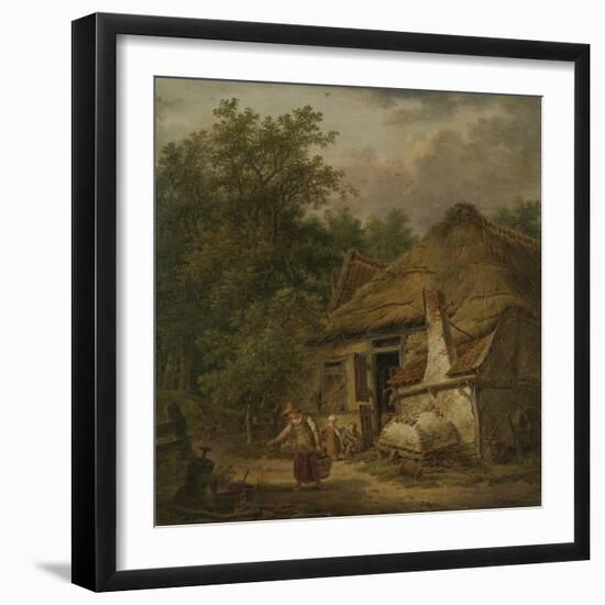 Farmhouse Near Helvoirt-Pieter Pietersz Barbiers-Framed Art Print