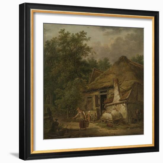 Farmhouse Near Helvoirt-Pieter Pietersz Barbiers-Framed Art Print