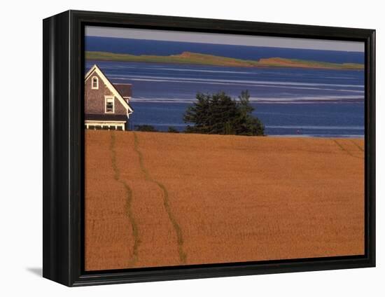 Farmhouse on Prince Edward Island, Canada-Walter Bibikow-Framed Premier Image Canvas