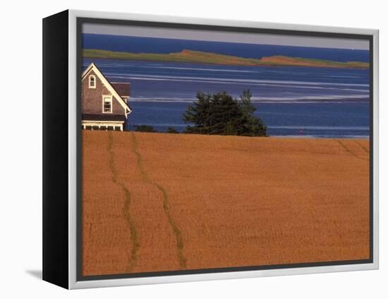 Farmhouse on Prince Edward Island, Canada-Walter Bibikow-Framed Premier Image Canvas