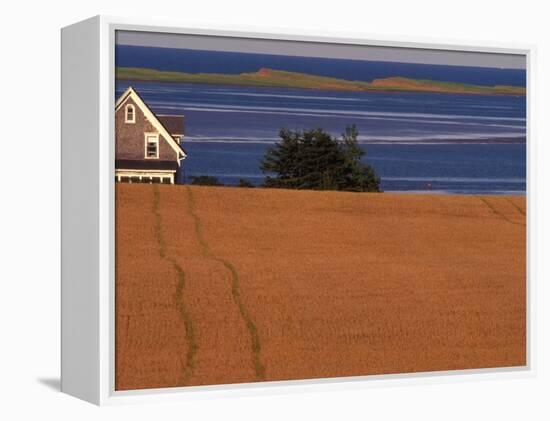 Farmhouse on Prince Edward Island, Canada-Walter Bibikow-Framed Premier Image Canvas