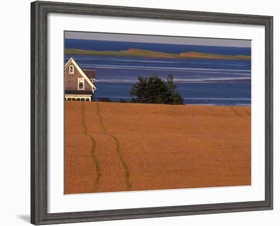 Farmhouse on Prince Edward Island, Canada-Walter Bibikow-Framed Photographic Print