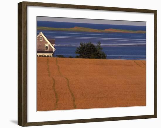 Farmhouse on Prince Edward Island, Canada-Walter Bibikow-Framed Photographic Print