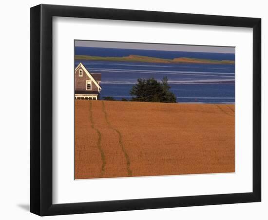 Farmhouse on Prince Edward Island, Canada-Walter Bibikow-Framed Photographic Print