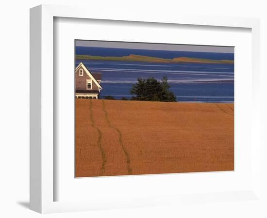 Farmhouse on Prince Edward Island, Canada-Walter Bibikow-Framed Photographic Print