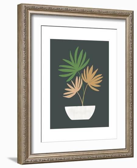 Farmhouse Potted Palm 1-null-Framed Art Print